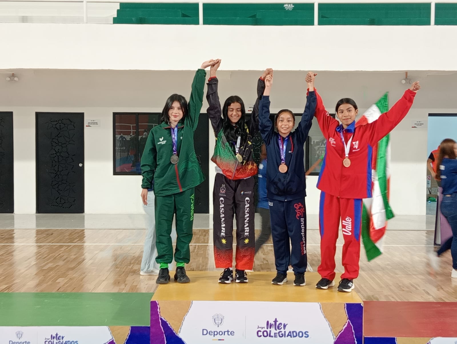 Taekwondo caucano logró medalla de bronce en fase final nacional de Juegos Intercolegiados