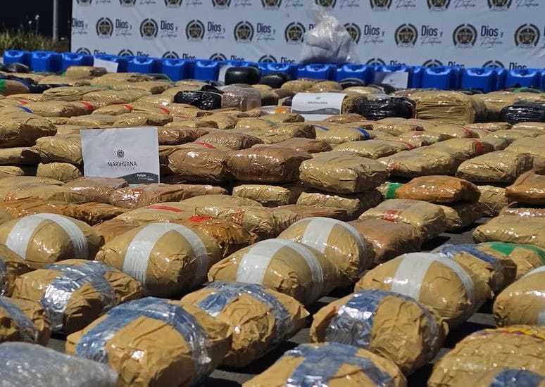 Marihuana que salió del norte del Cauca fue incautada en la ciudad de Cali