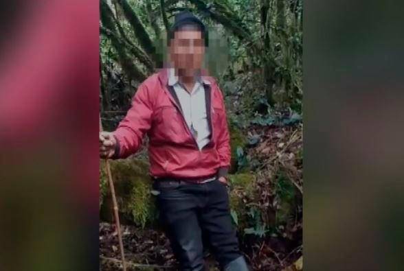 Bartolomé Pinchao, el campesino rescatado por el Gaula de la Policía