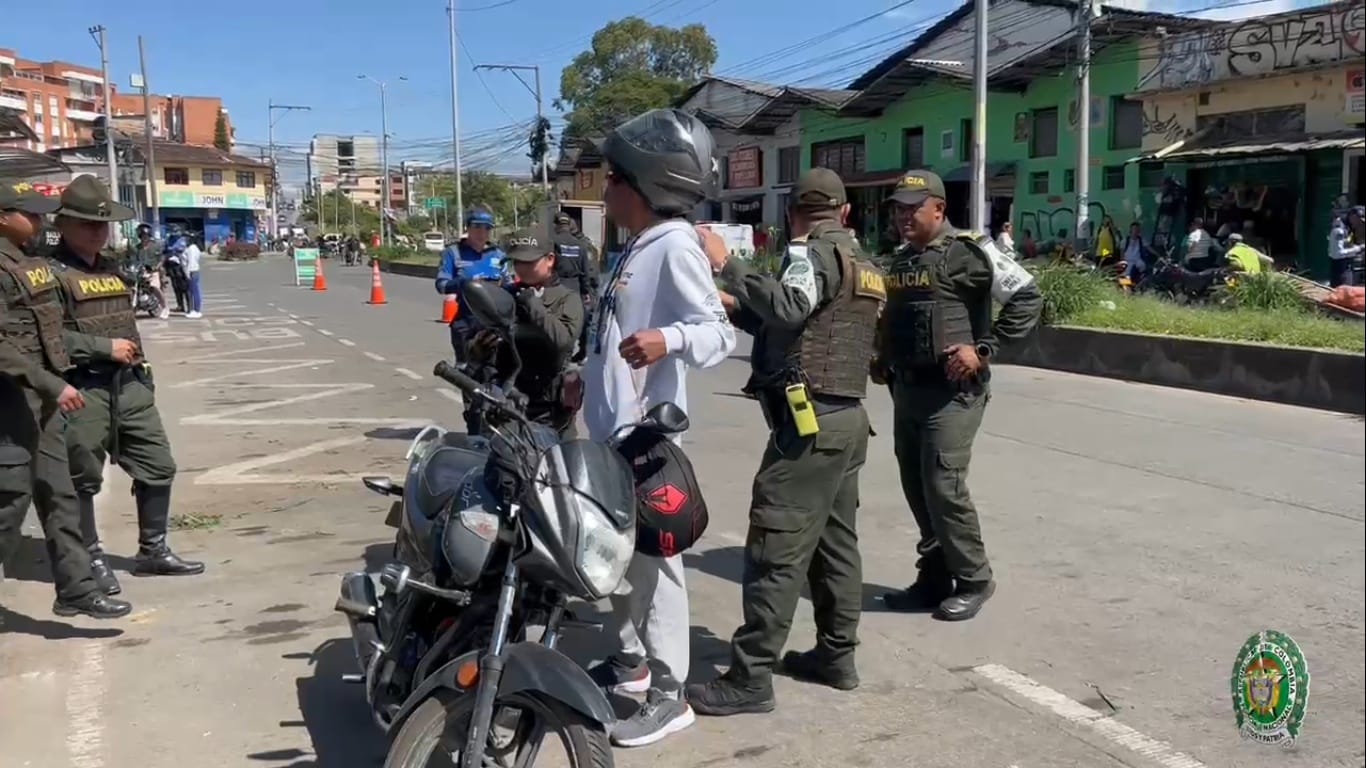 Intervención frente al hurto de motocicletas en Popayán