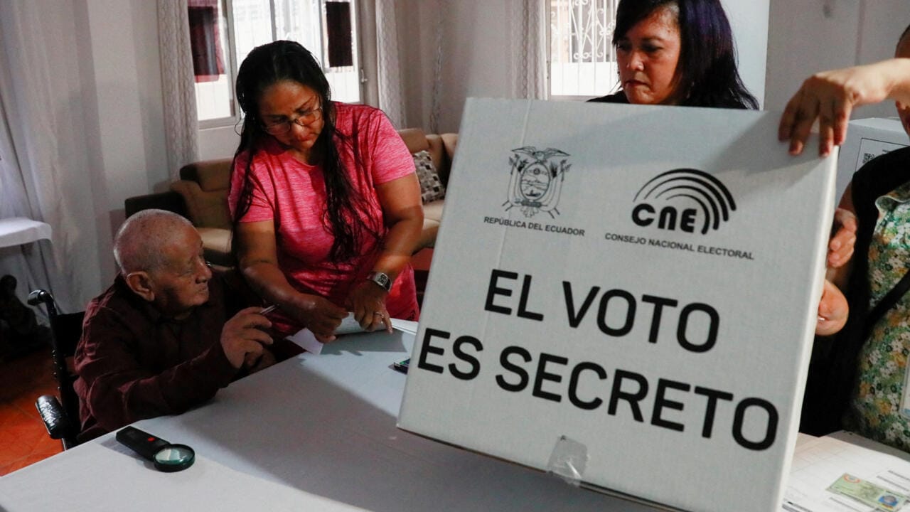 Ecuador elige su futuro: jornada electoral marcada por la crisis de seguridad