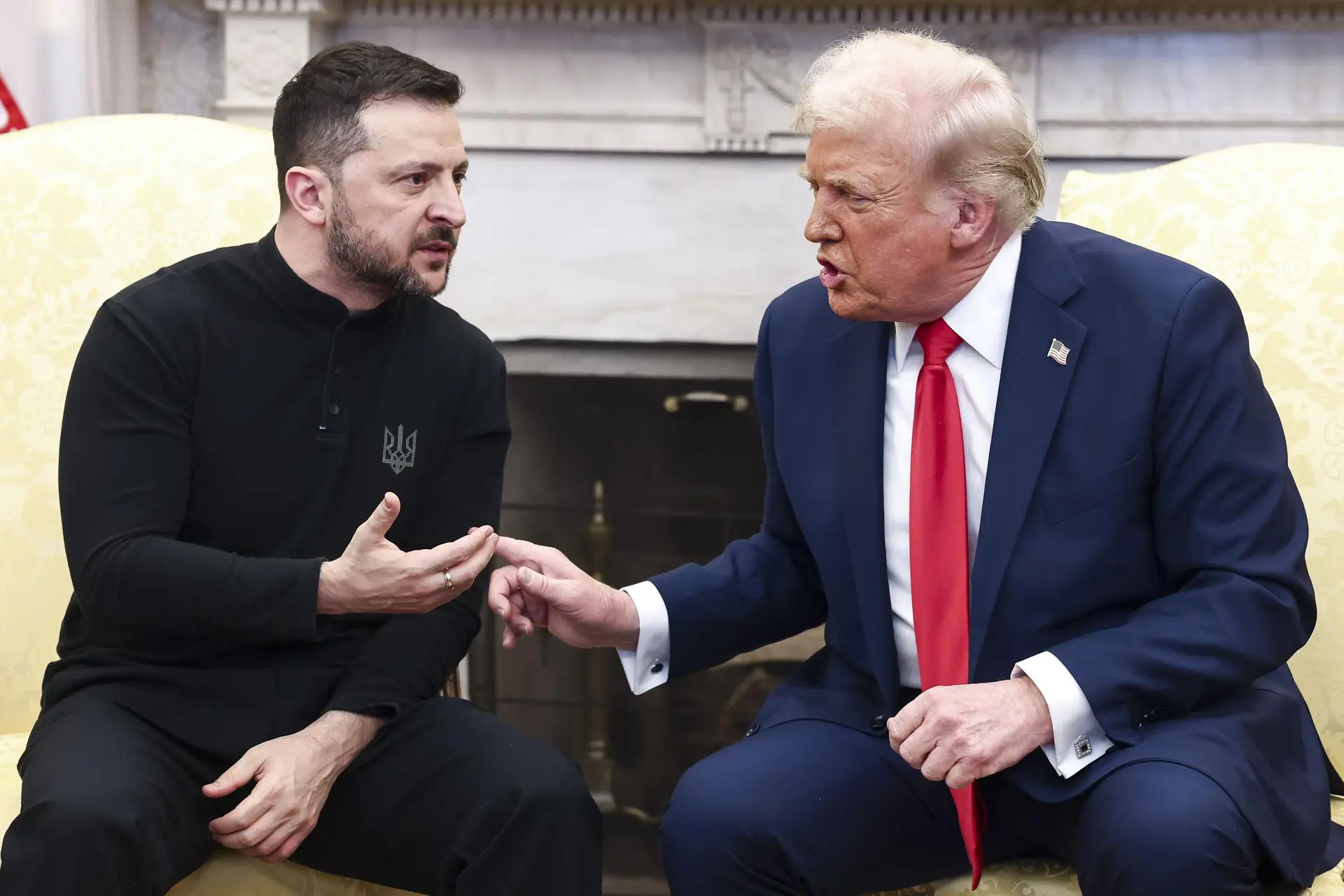 Fuerte choque verbal entre Trump y Zelenski: «Su país está en grandes problemas»