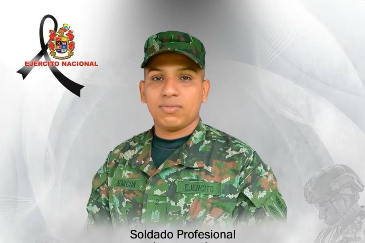 Nader Alarcón Babilonia, el soldado profesional que murió enfrentando a los disidentes de las Farc