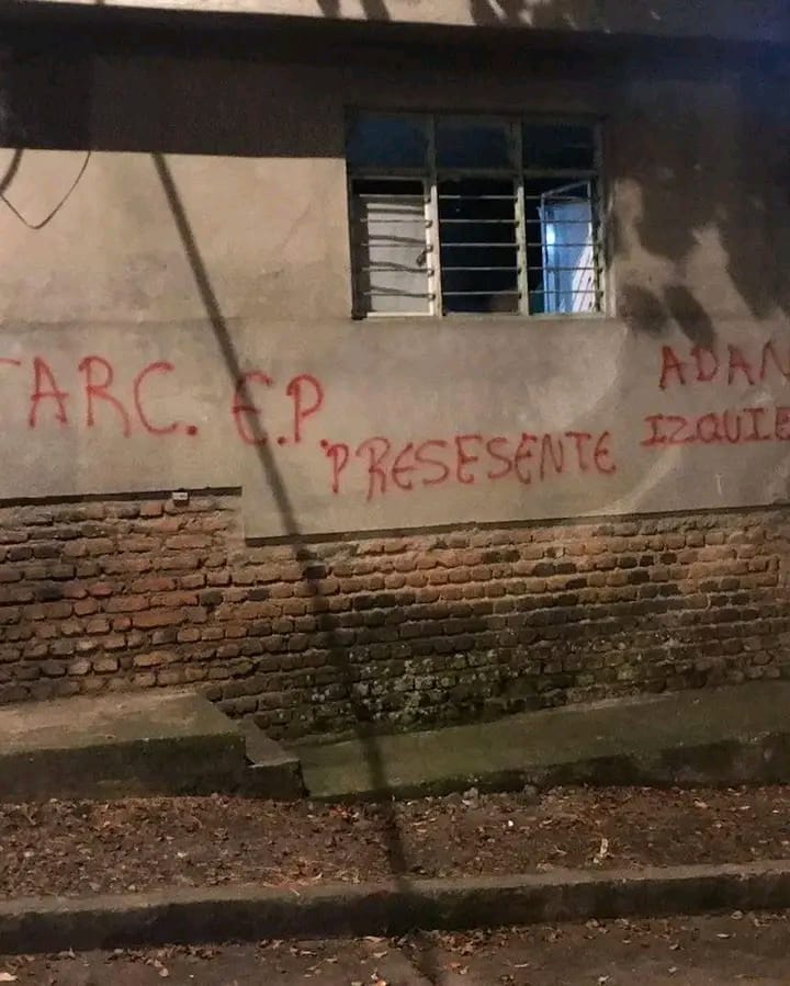 Los grafitis de las disidencias de las Farc que confirman la llegada de este grupo armado ilegal al Valle del Cauca