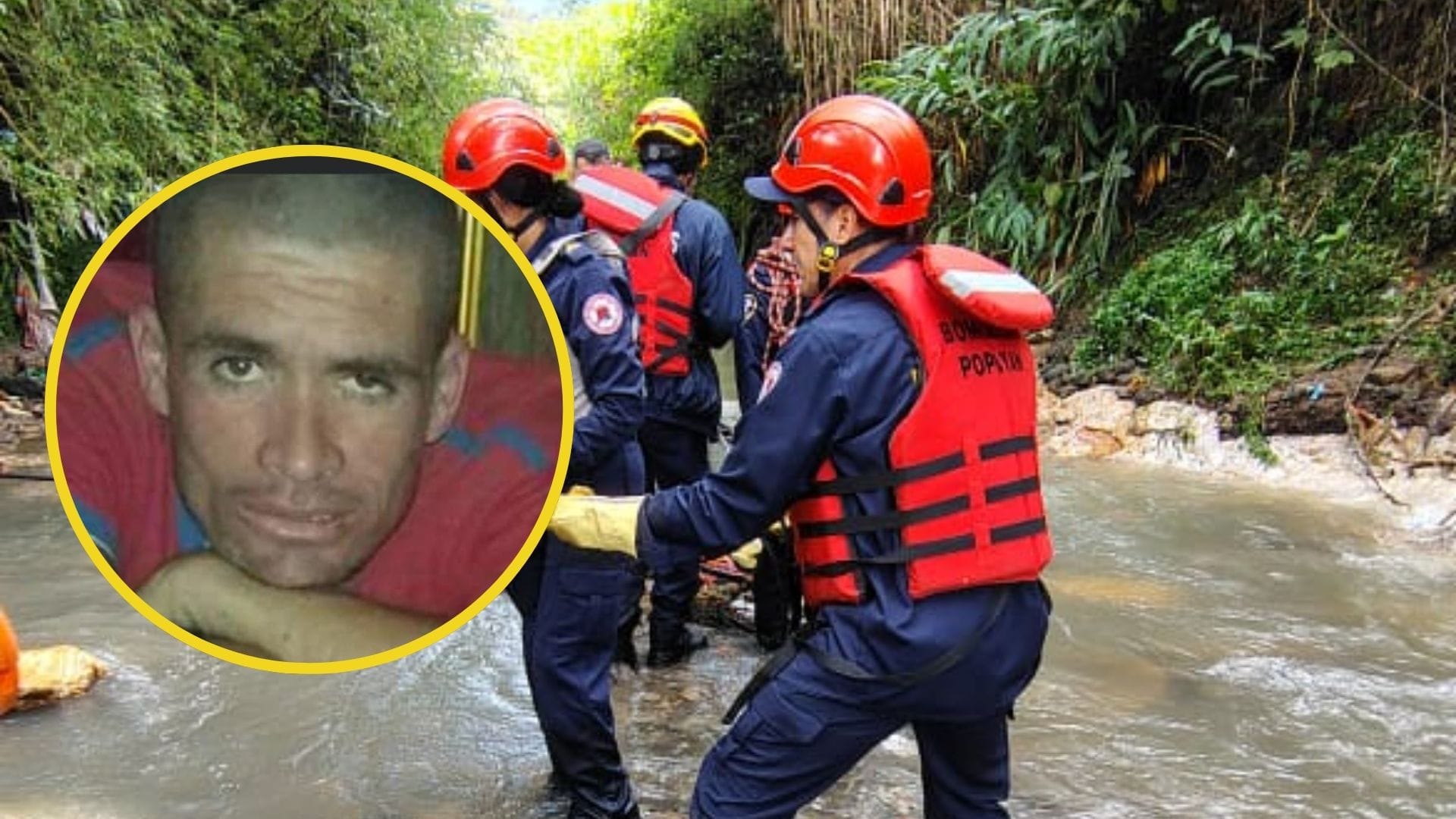 Bomberos siguen en la búsqueda de "El Mono Cocadas" que cayó al río Molino