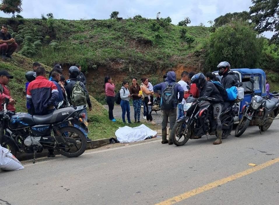 Asesinan a una persona en la vía que comunica Morales con Piendamó