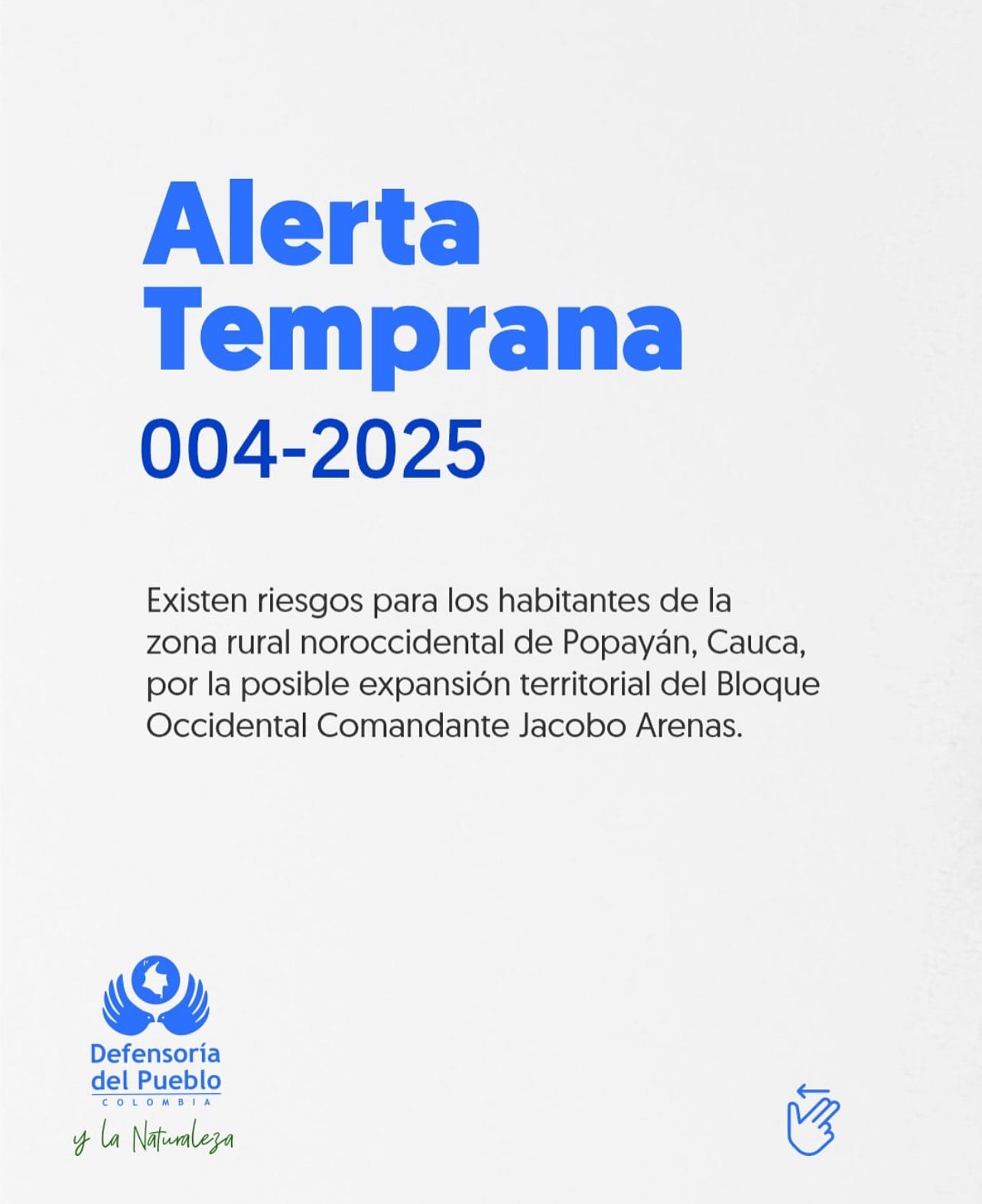 Alerta Máxima: La Expansión del Bloque Occidental Amenaza la Paz en el Noroccidente de Popayán