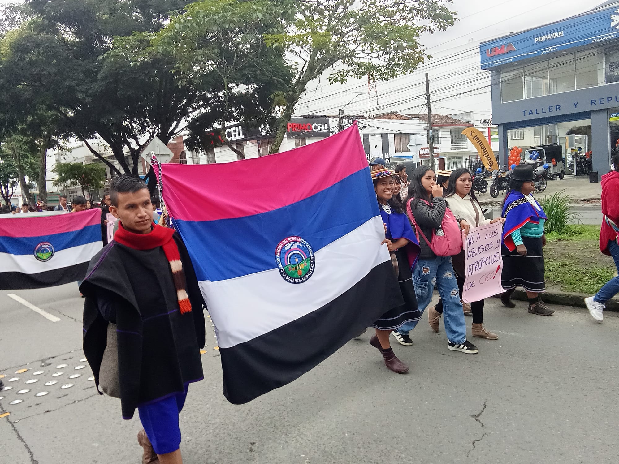 Autoridades Indígenas del Suroccidente Colombiano, Aiso, se movilizan masivamente a Bogotá para sumarse a apoyar la lucha por las reformas sociales