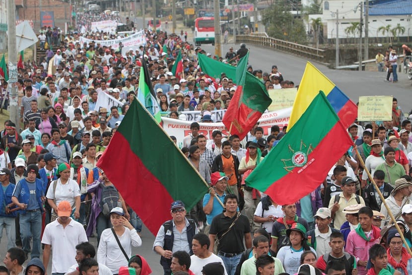 Así será el recorrido de la marcha en Popayán por cuenta del CRIC