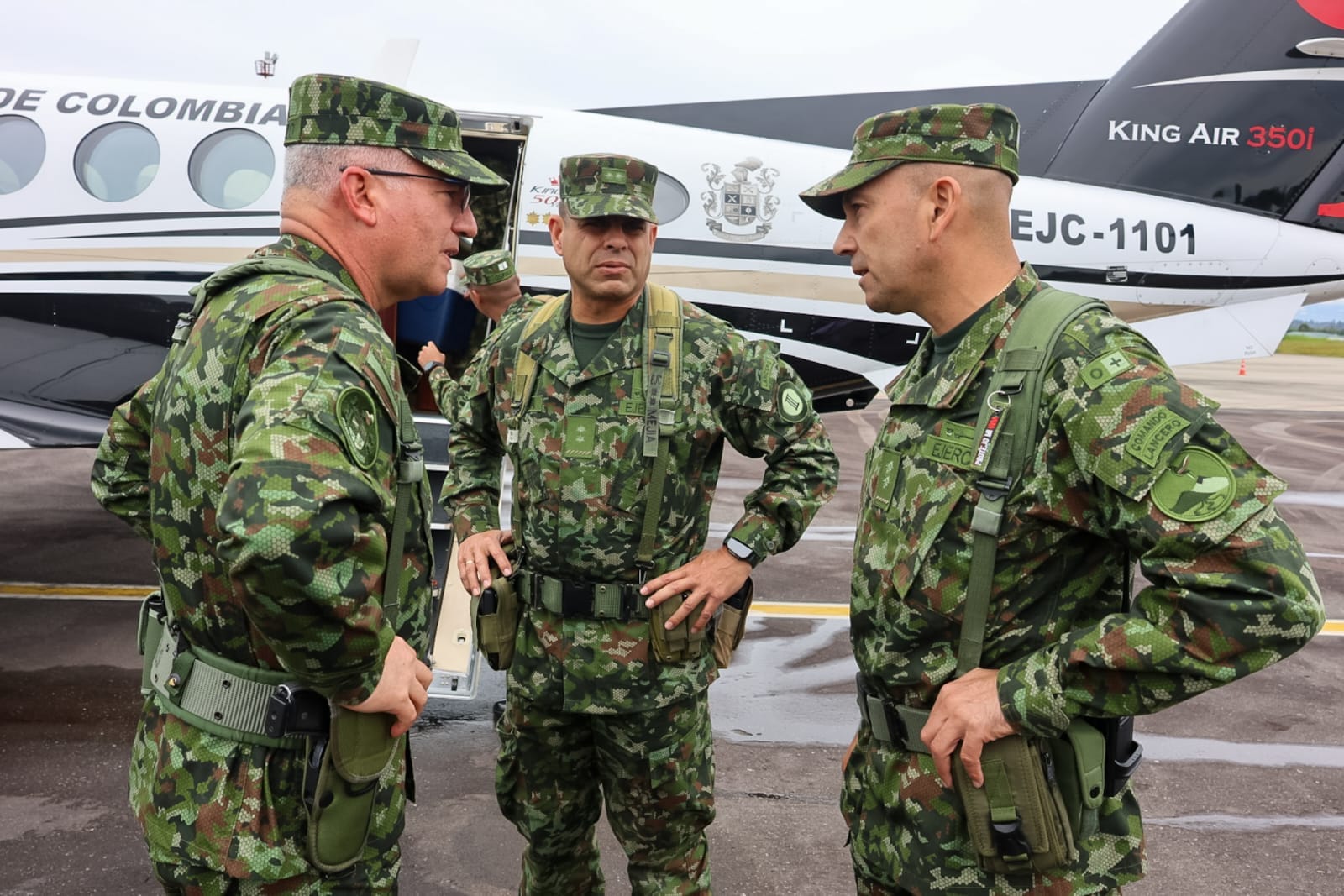 General Cardozo supervisa operativos en el Cauca tras asesinato de cinco militares