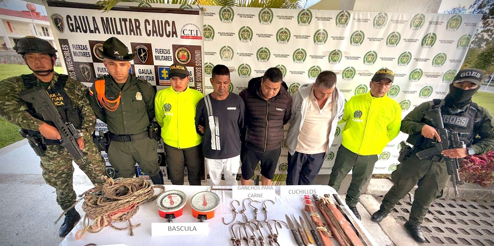 Capturados en Popayán por sacrificio clandestino y venta de carne ilegal