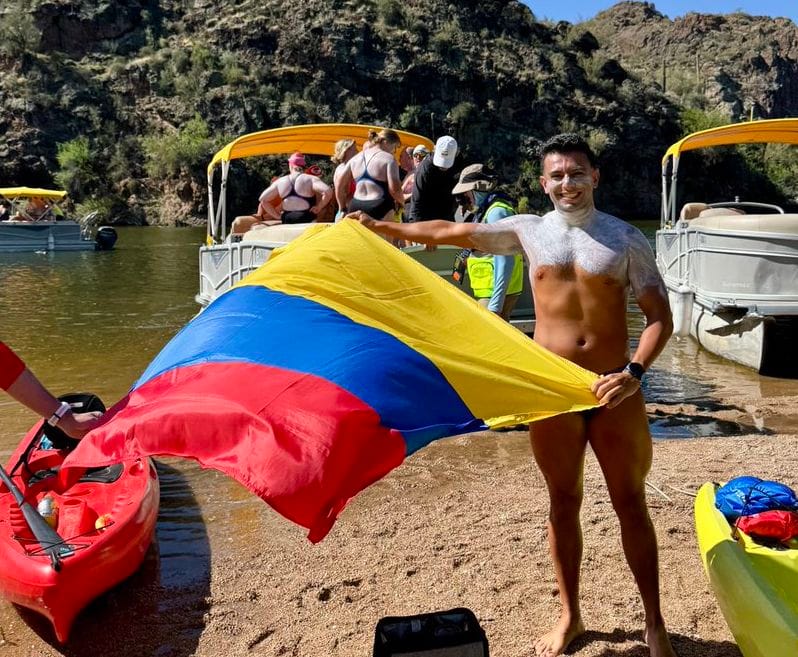 «Acabo de ganar y completar con éxito la prueba de Scar en Arizona, Estados Unidos»: Jorge Iván del Valle