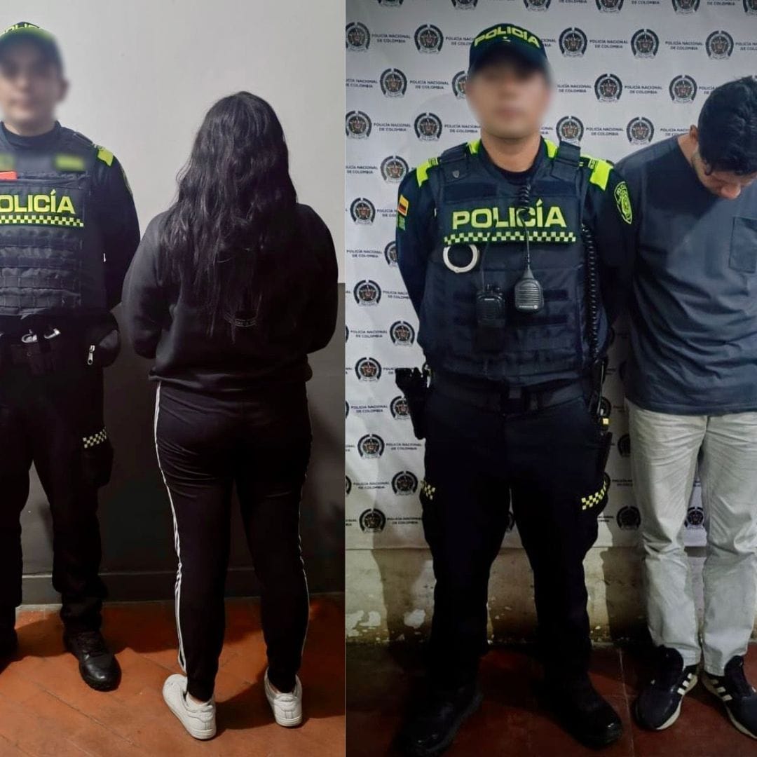 A disposición de la Fiscalía, dos capturados en flagrancia por hurto calificado