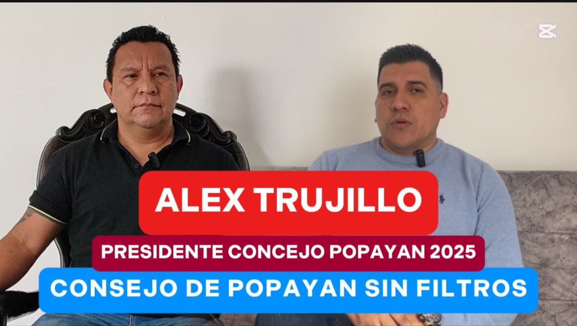 Concejo de Popayán sin filtros: entrevista al presidente Alex Trujillo