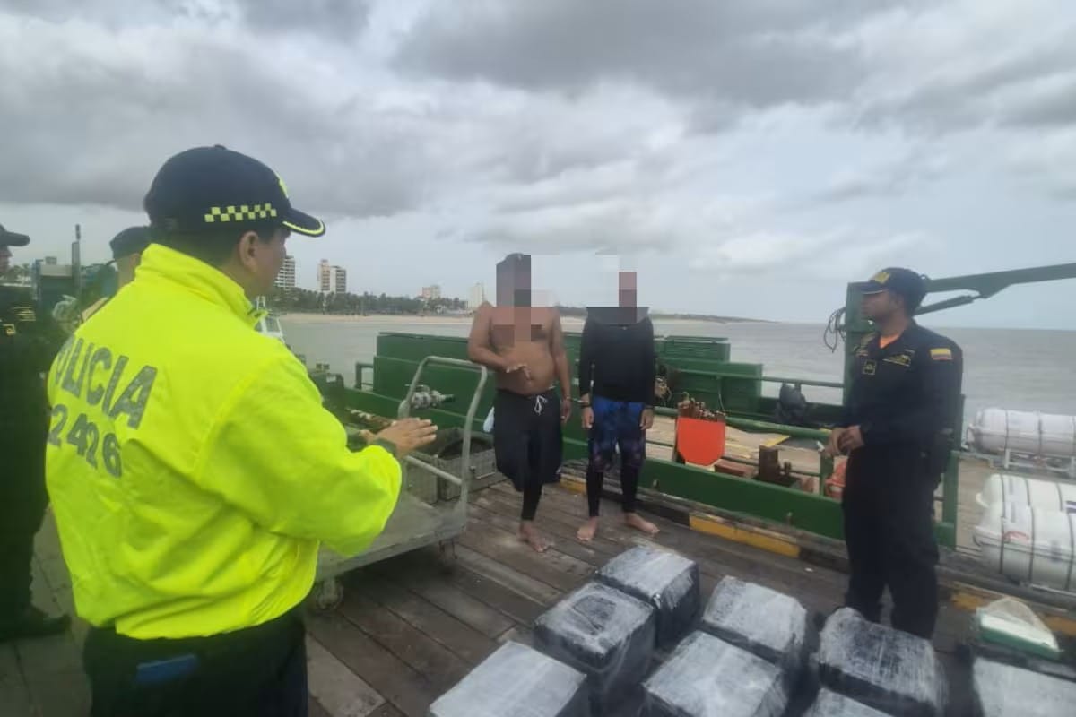 Incautaron 500 kilos de cocaína en el Caribe colombiano