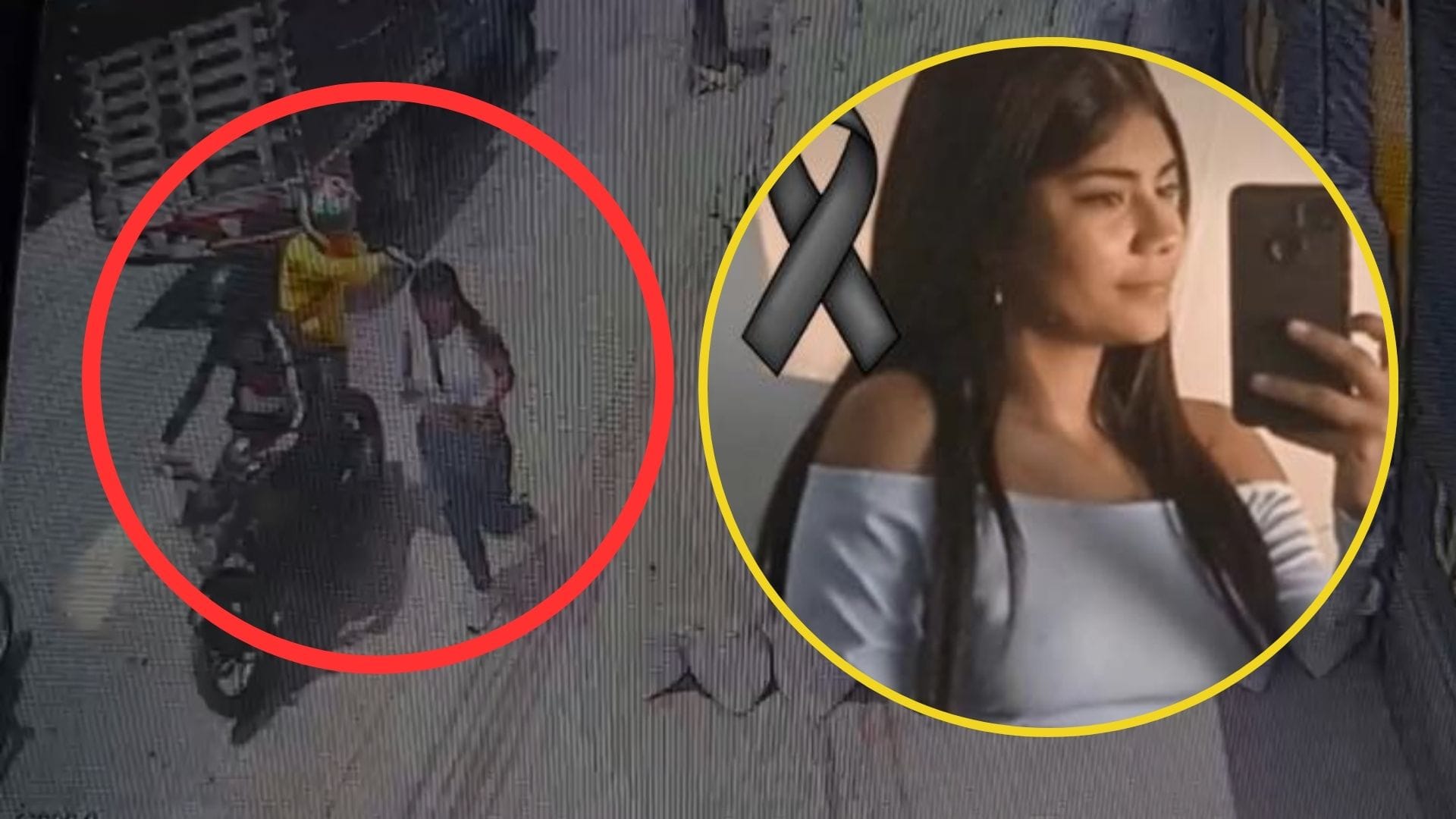 (Vídeo) Así fue el homicidio de una mujer en Floridablanca: el sicario la atacó por la espalda