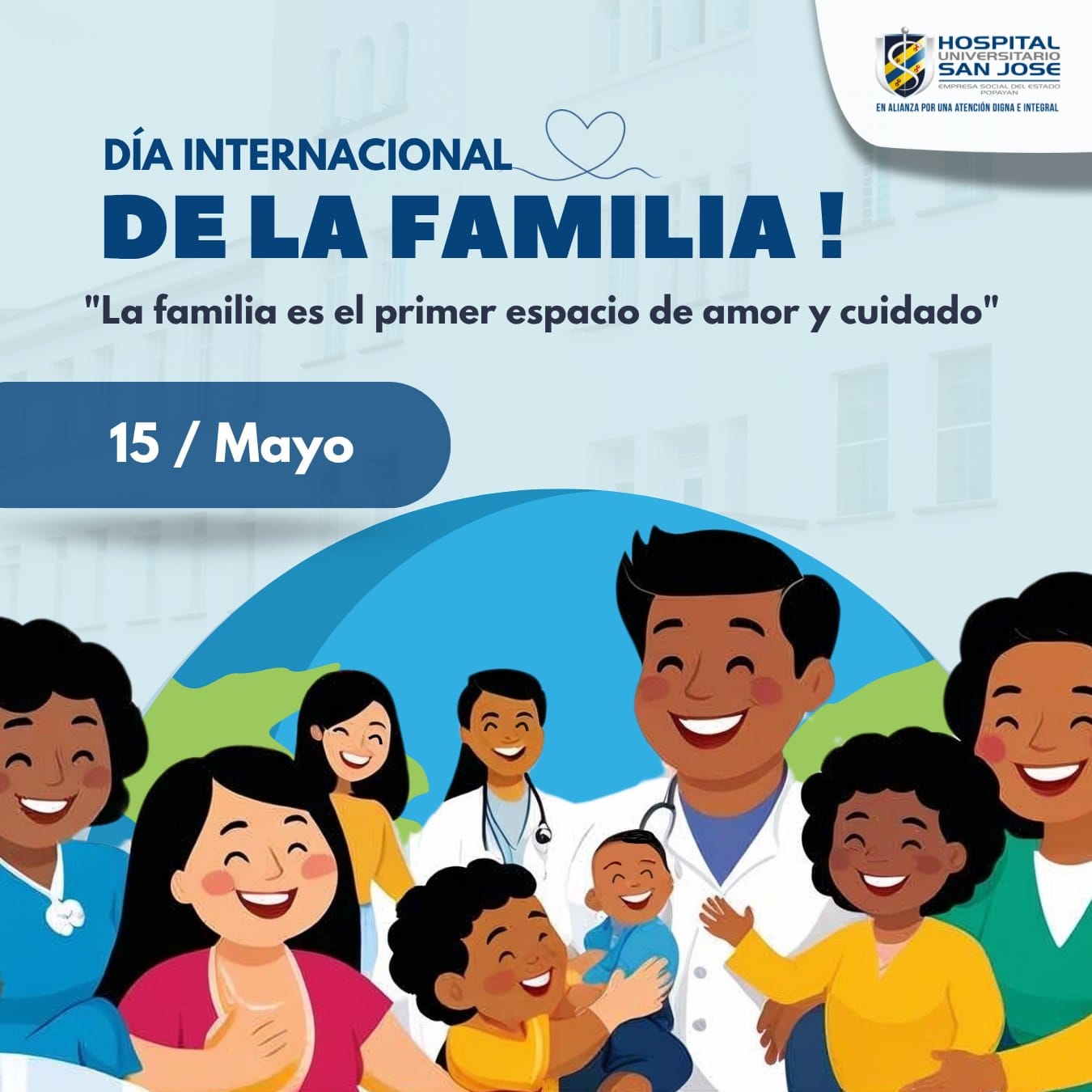 Hoy el Hospital Universitario San José celebra el Día Internacional de las Familias