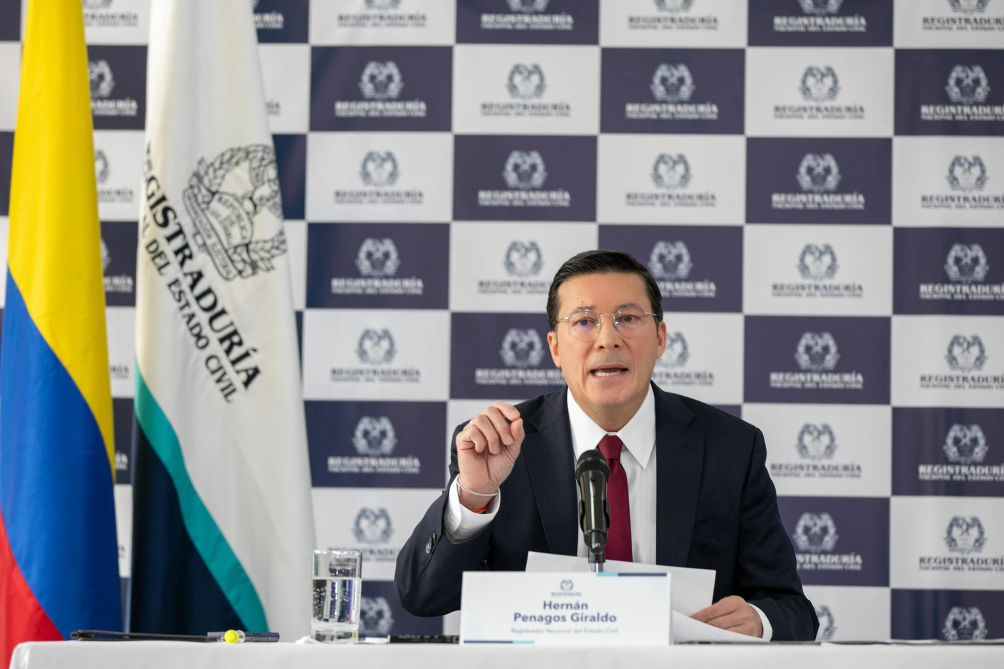 Registrador Penagos se pronuncia sobre consulta popular: "Está en juego la democracia"