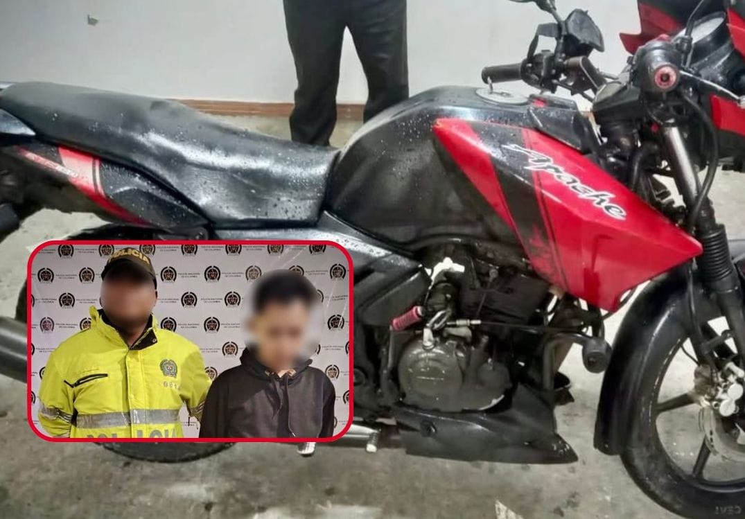 Policía recupera motocicleta y captura a presunto responsable de receptación
