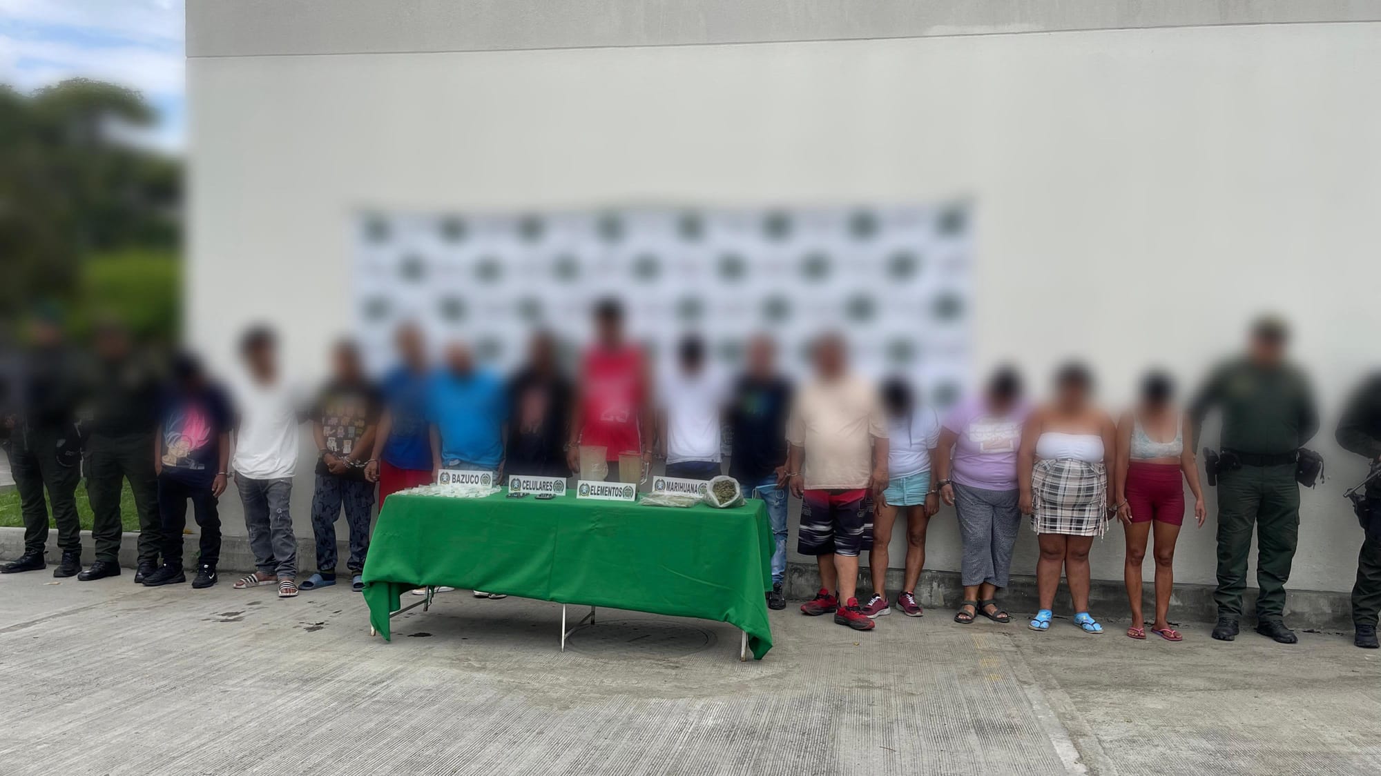 En Palmira, fueron capturados los integrantes de la banda Los Registradores
