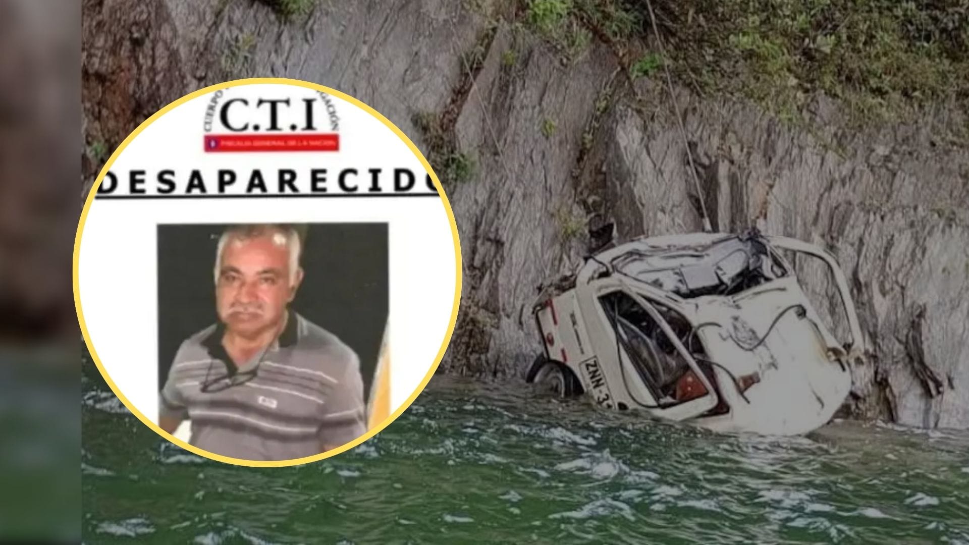 En el fondo del lago Calima y dentro del camión encontraron a Jersain Yasso Gómez