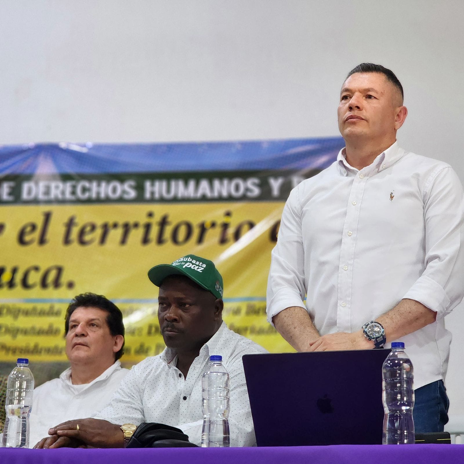 En Caloto, diputado William Campiño exige garantías reales para el norte del Cauca