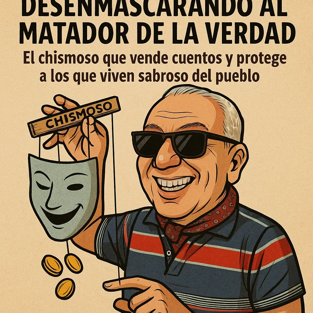 Desenmascarando al matador de la verdad: el chismoso que vende cuentos y protege a los que viven sabroso del pueblo