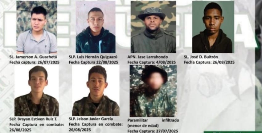 Secuestros en aumento: disidencias confirman que tienen a cuatro soldados, un policía y un civil