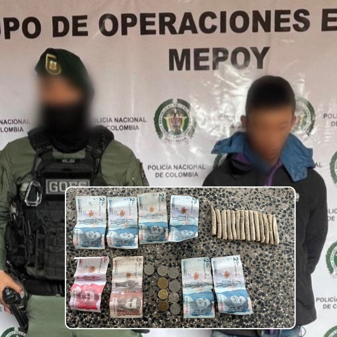 Un sujeto fue sorprendido cuando expendía estupefacientes