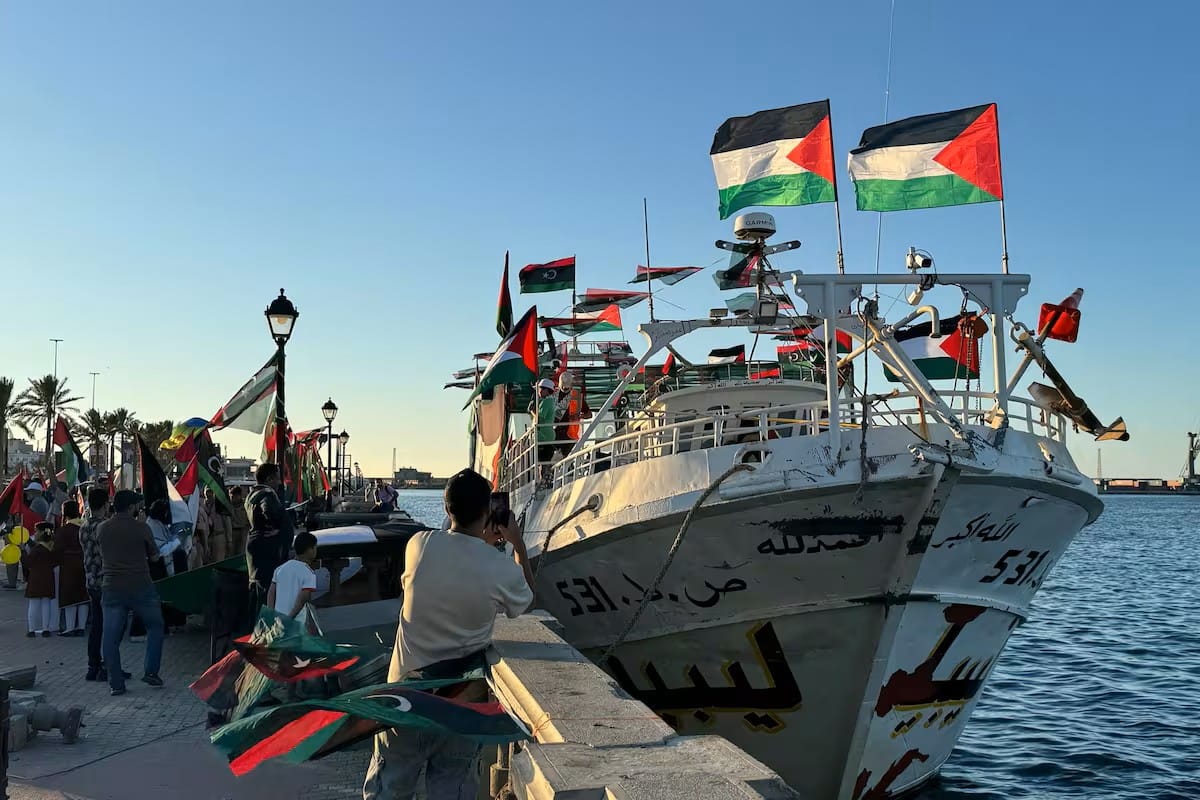 Italia y España envían buques militares para proteger a flotilla humanitaria que va rumbo a Gaza
