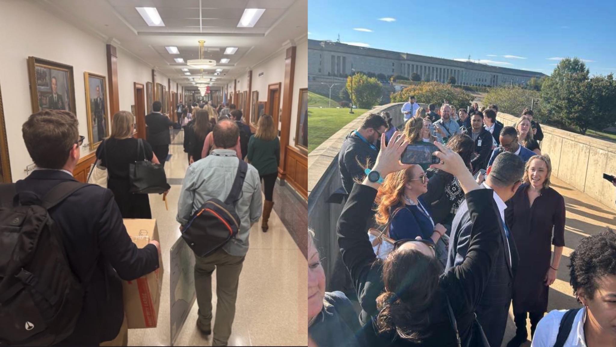 Periodistas deciden abandonar el Pentágono tras no aceptar las "supuestas nuevas reglas" para prensa