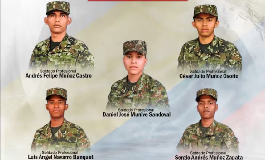 ELN confirma secuestro de cinco soldados en zona rural de Tame, Arauca