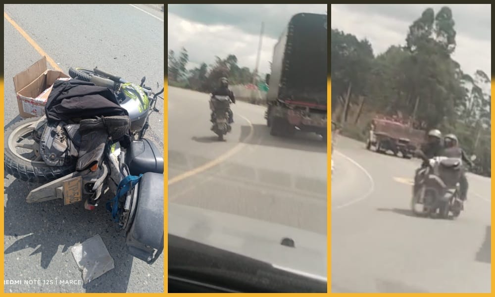 (Vídeo) La fatal imprudencia que acabó con la vida de un motociclista en la Panamericana