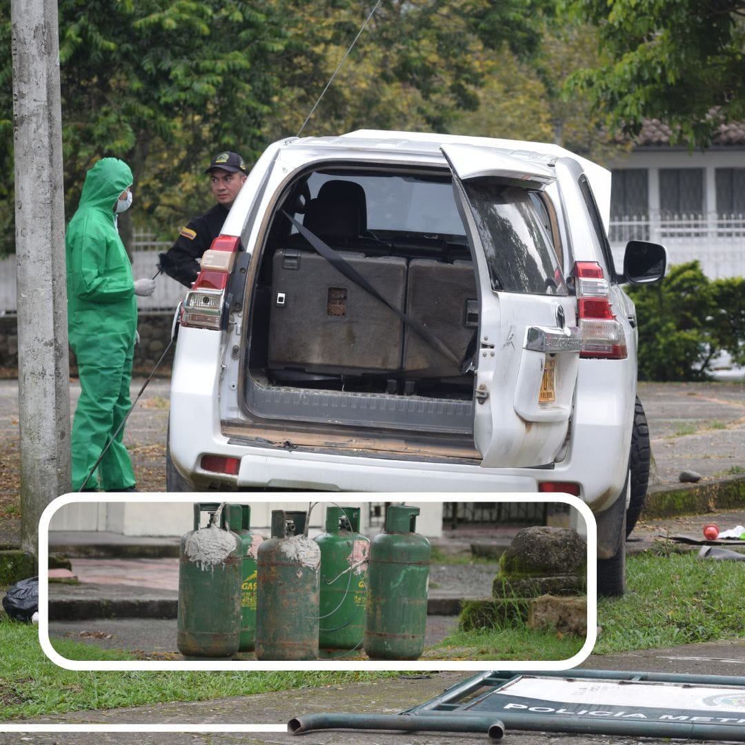 Popayán se salvó de una tragedia: lanzaron una camioneta cargada con explosivos contra Policía