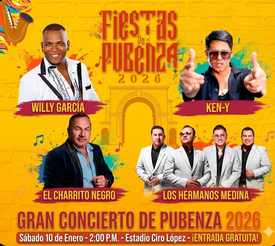 Entrada gratis al Estadio Ciro López: Super Concierto Fiestas de Pubenza 2026