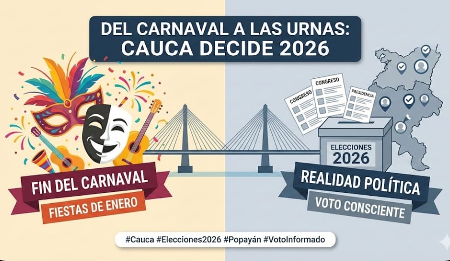Cauca: Del jolgorio del Carnaval a la encrucijada electoral de 2026