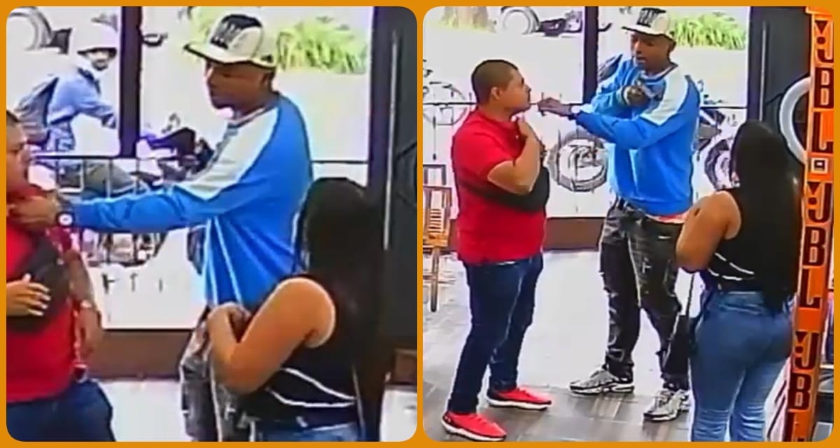 Video: Delincuente armado asaltó a una pareja en el norte de Popayán