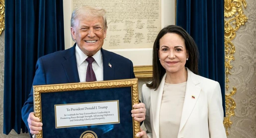 Maria Corina Machado asegura que Delcy Rodríguez teme a Donald Trump