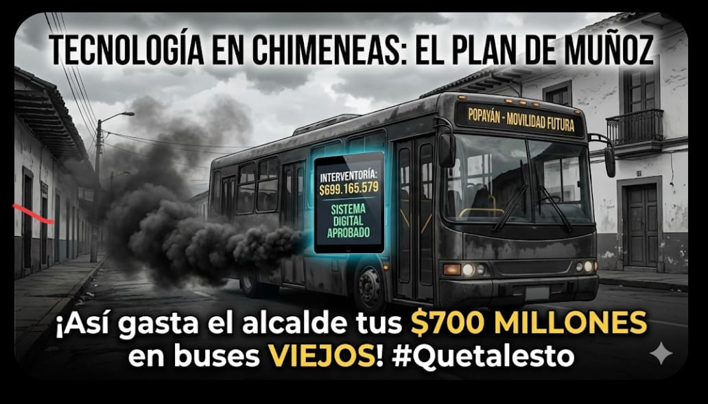 ​El absurdo de la "Ciudad Blanca": Sensores de lujo para buses que son "chimeneas"