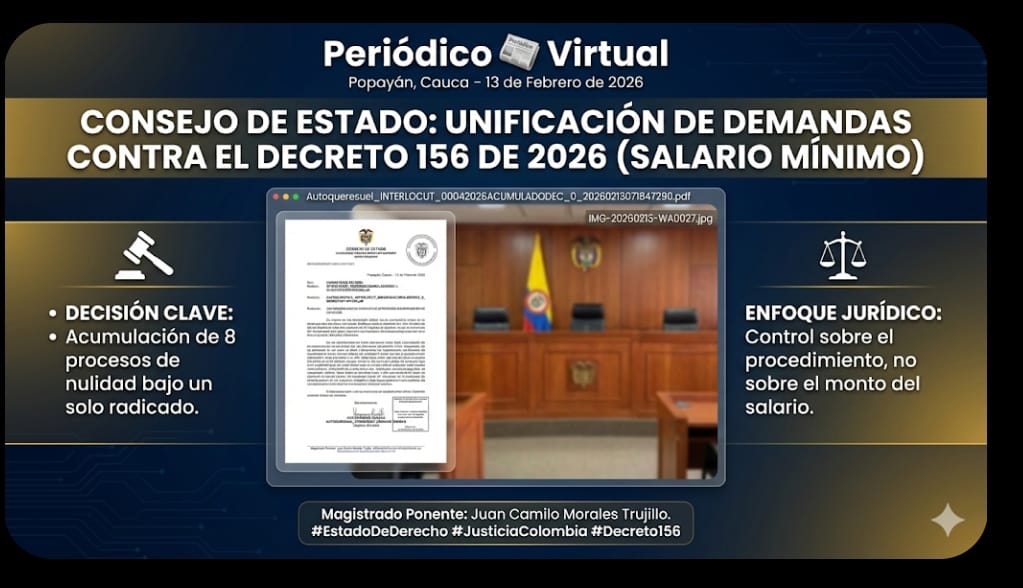 No lo frenaron por el valor: la verdad jurídica sobre el salario mínimo y el Decreto 156