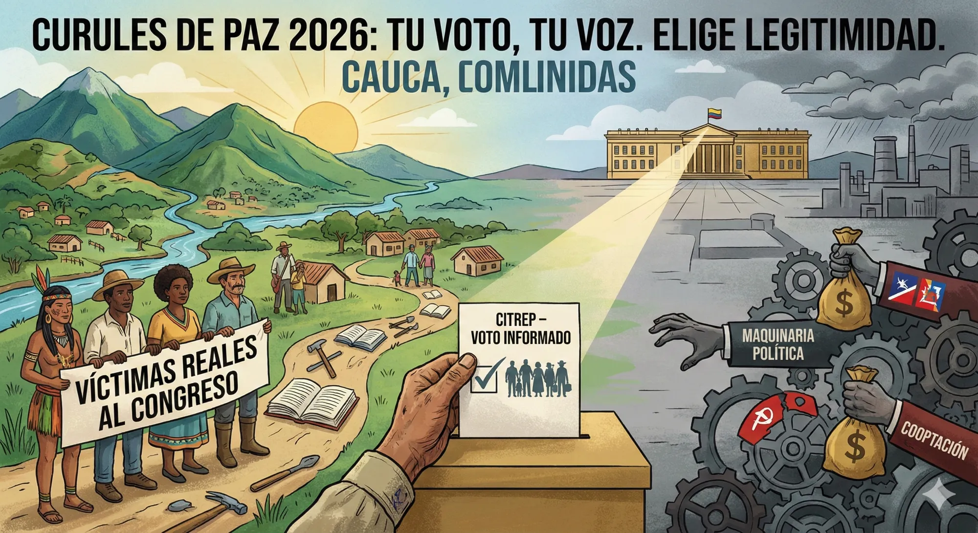 Curules de Paz 2026: El poder de las víctimas en las urnas frente al asedio de las maquinarias