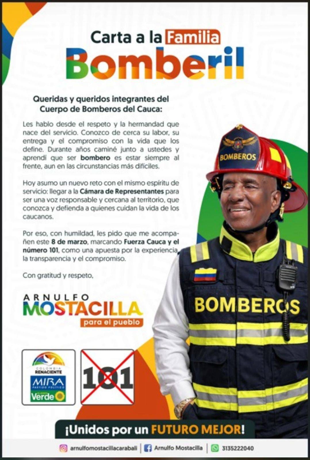 Arnulfo Mostacilla: La diferencia legal entre el honor de ser Bombero Voluntario y ser Servidor Público