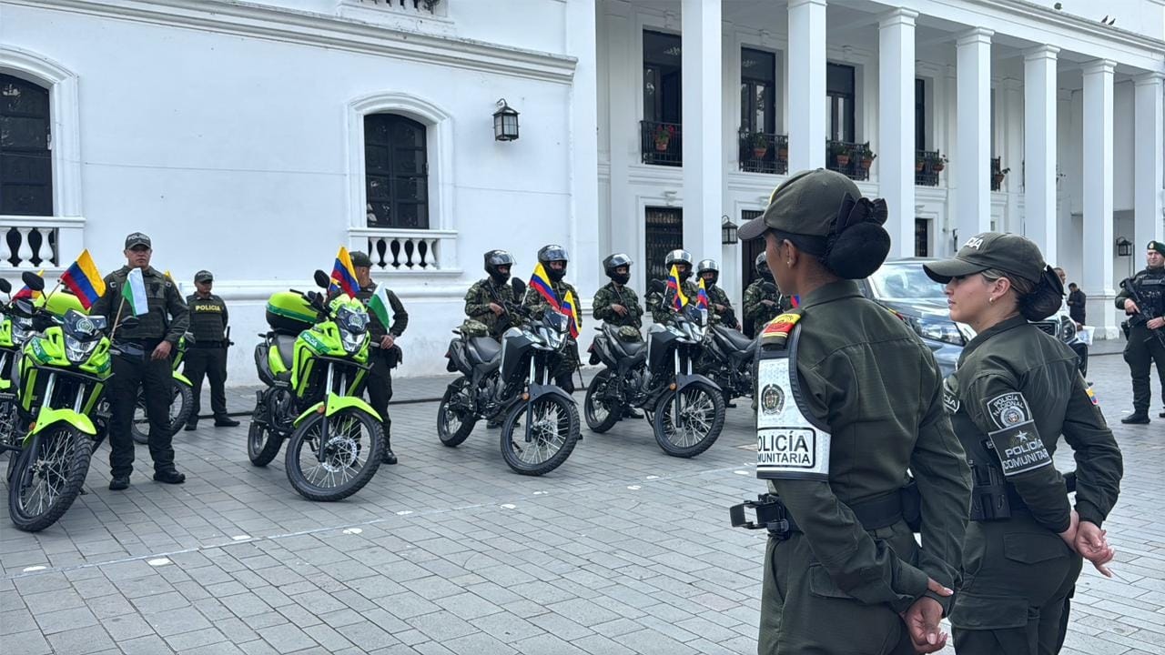 Popayán refuerza su seguridad con nuevo parque automotor policial