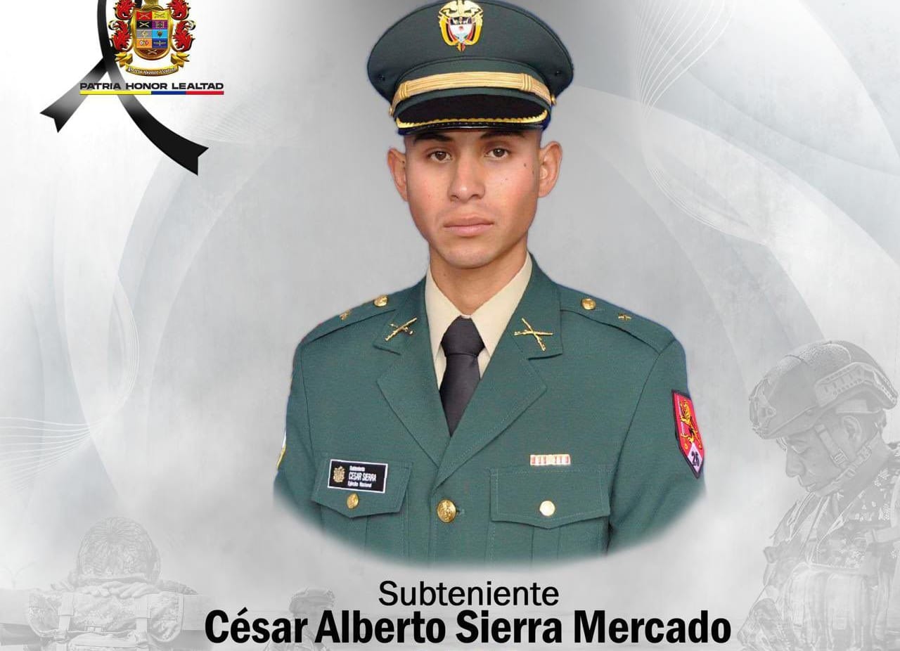 Subteniente del Ejército muere en accidente durante procedimiento militar en Páez, Cauca