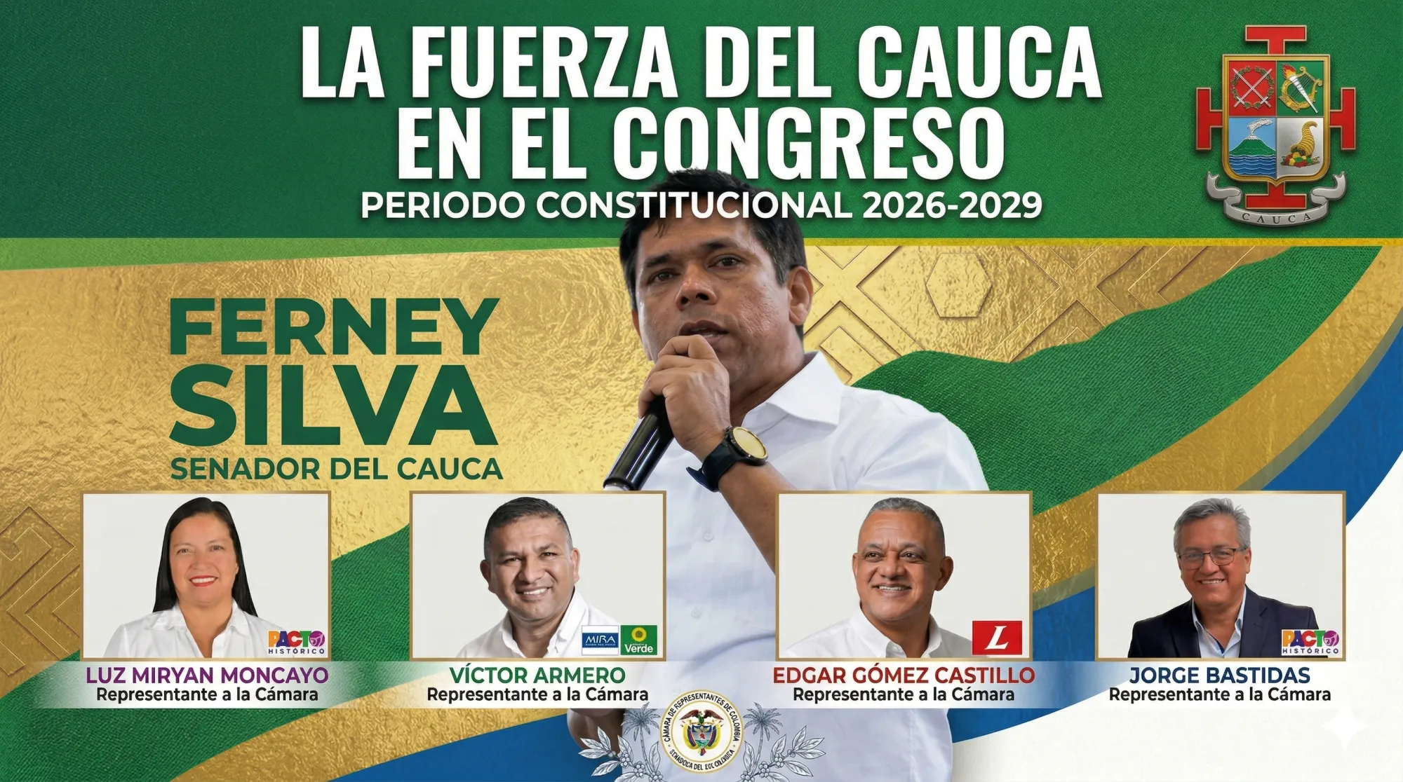 Petro cambió los liderazgos en el Cauca: Alianza Verde y Pacto Histórico serán protagonistas