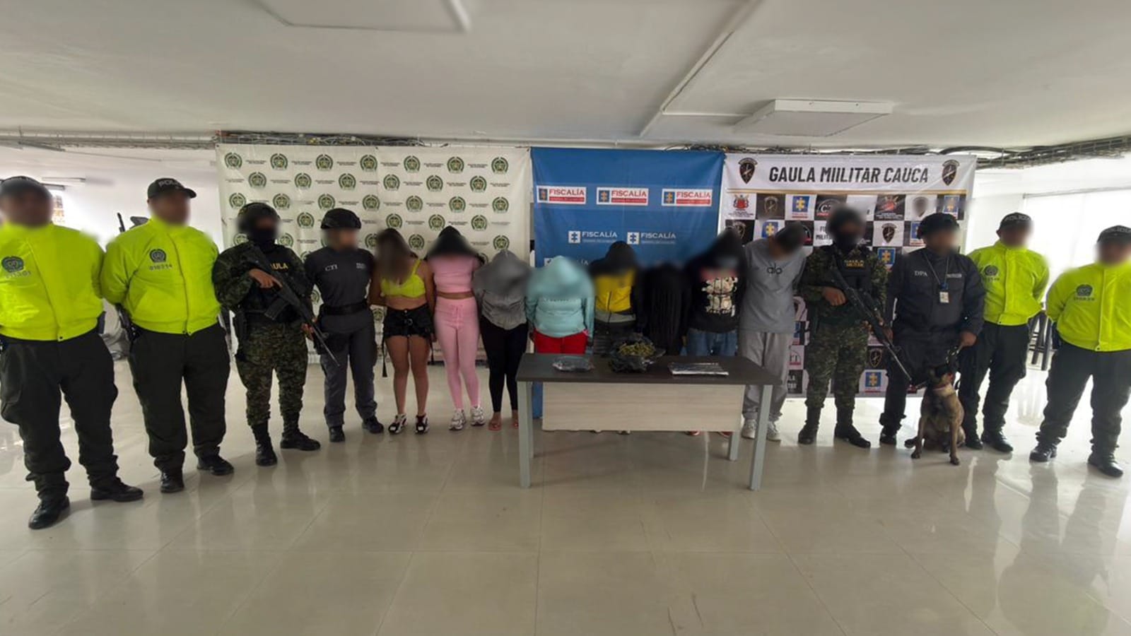 Operativo contra el microtráfico deja 10 capturados y desarticula a “Los Pandora” en Popayán