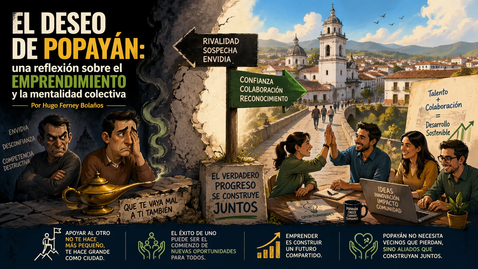 El deseo de Popayán: una reflexión sobre el emprendimiento y la mentalidad colectiva