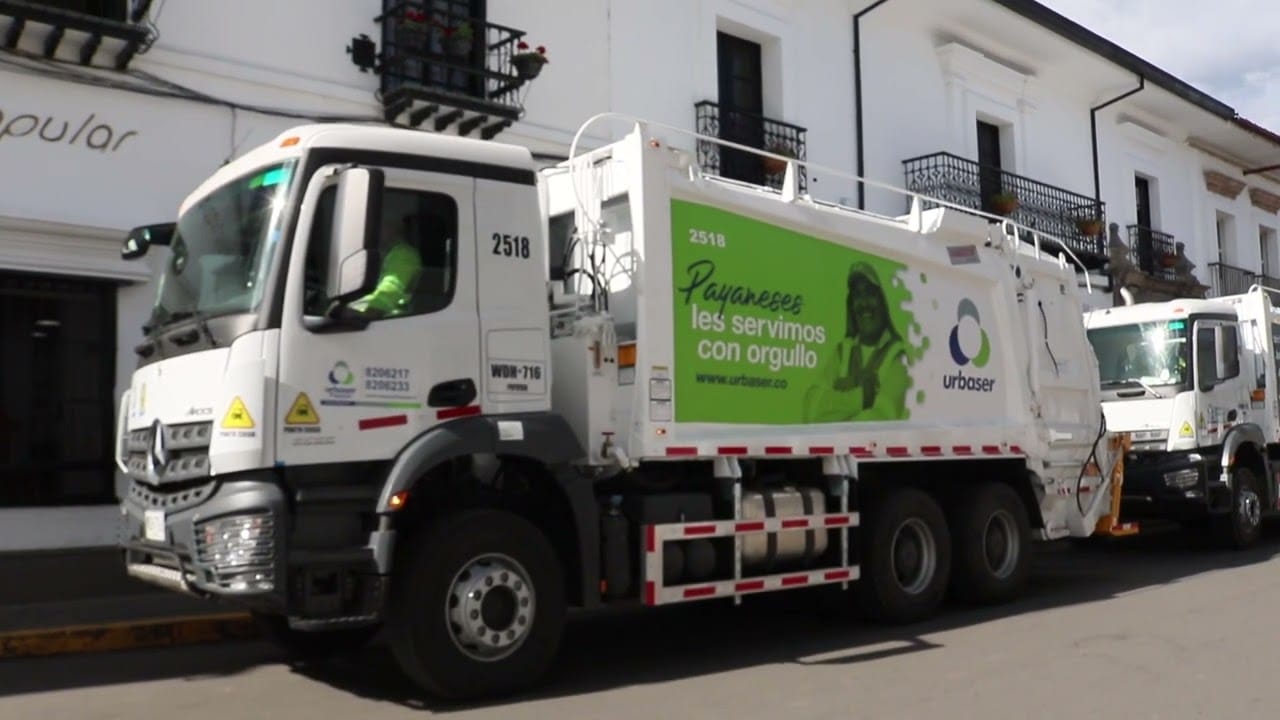 Urbaser avanza en la estabilización del servicio de recolección en Popayán: programación para el 30 de abril