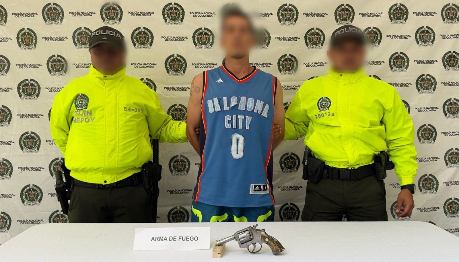 Capturan a alias ‘Yei’ con arma de fuego en el barrio Pandiguando de Popayán