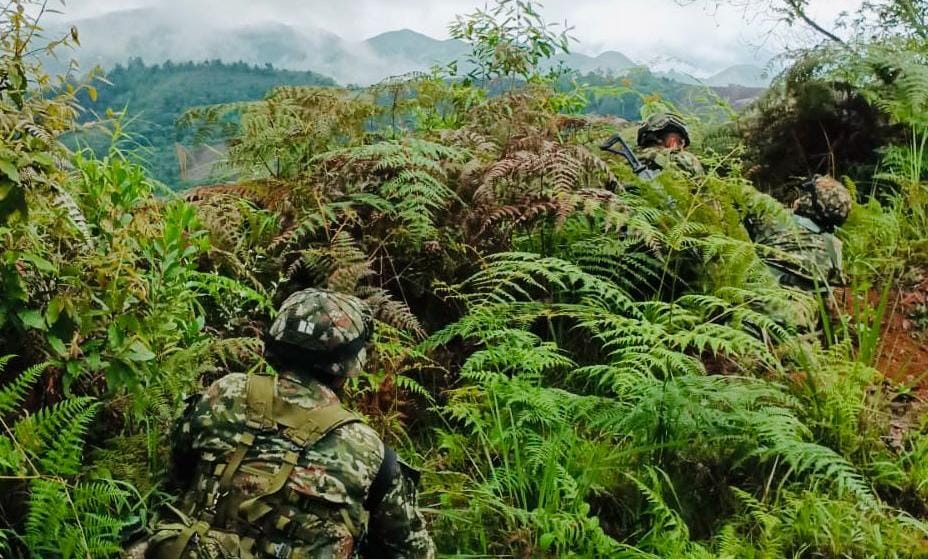 Seis disidentes muertos tras combates del Ejército en límites entre Cauca y Huila